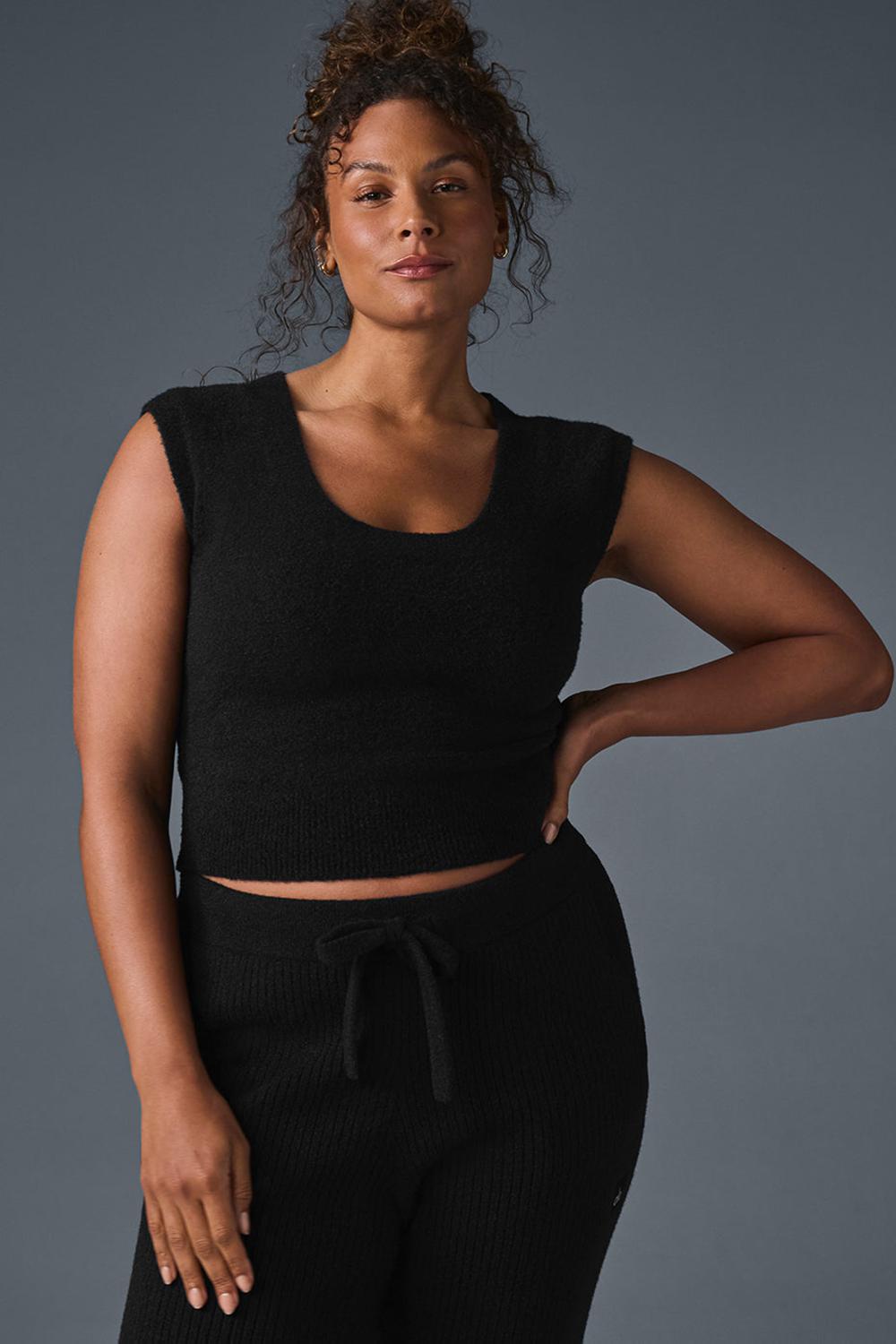 Alo Yoga Snuggle Up Donna Short Sleeve Nere | Italia  RXE-048293