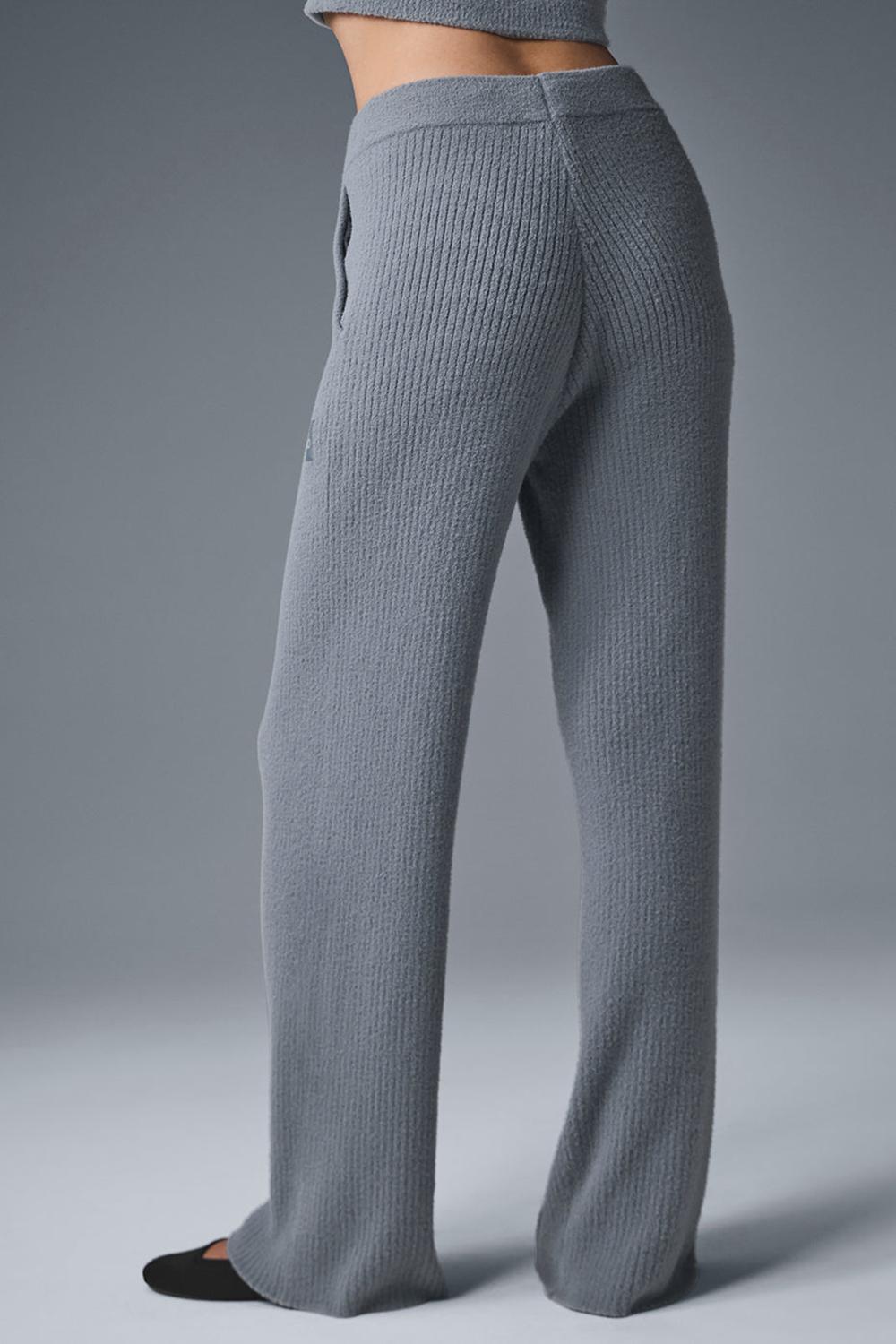 Alo Yoga Snuggle Up High-Waist Wide Leg Donna Pant Grigie | Italia  WIZ-857613