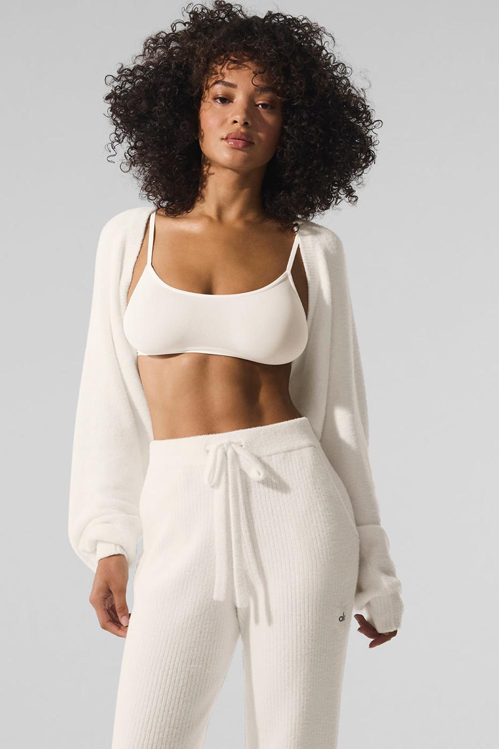 Alo Yoga Snuggle Up Sweater Shawl Donna Sciarpa Ivory | Italia  KRI-157328