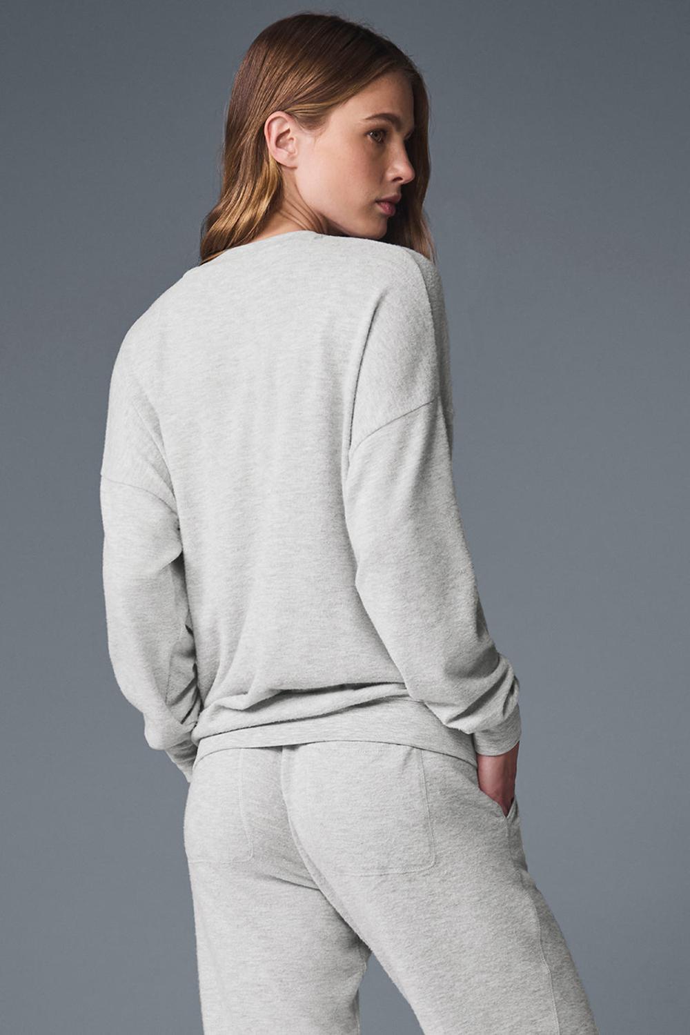 Alo Yoga Soho Donna Pullover Grigie | Italia  NRB-615023