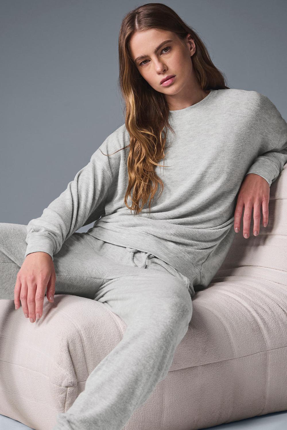 Alo Yoga Soho Donna Pullover Grigie | Italia  NRB-615023