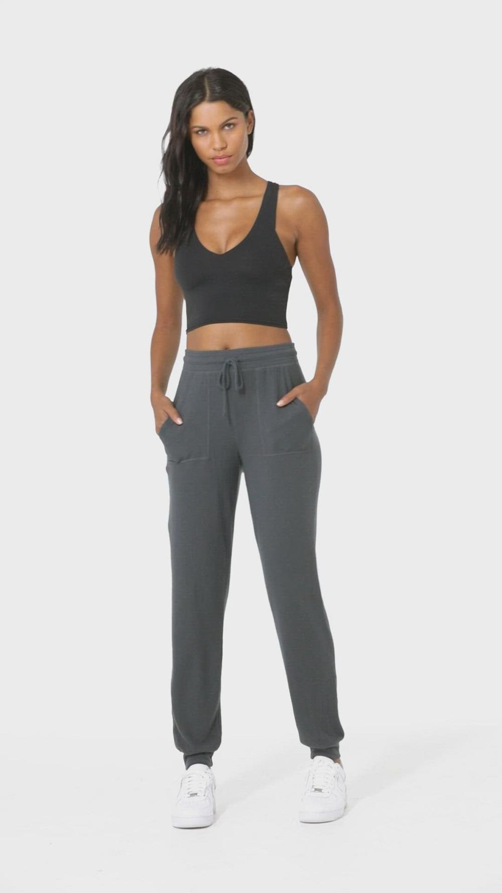 Alo Yoga Soho Donna Sweatpant Anthracite | Italia  LWT-910348