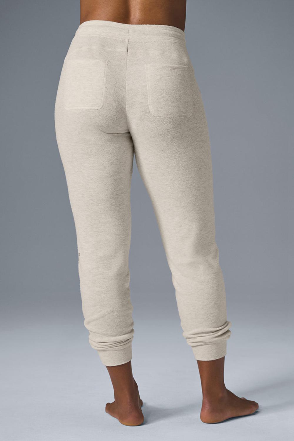 Alo Yoga Soho Donna Sweatpant Oatmeal Heather | Italia  BKM-685740