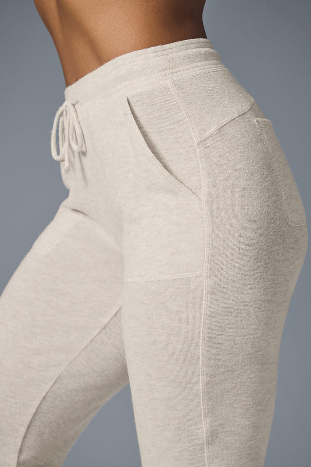 Alo Yoga Soho Donna Sweatpant Oatmeal Heather | Italia  BKM-685740