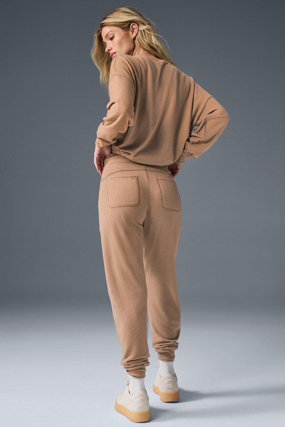 Alo Yoga Soho Donna Sweatpant Toasted Almond | Italia  TSI-618759