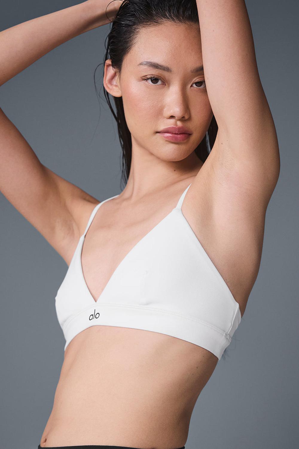 Alo Yoga Splendor Donna Reggiseno Bianche Nere | Italia  RNZ-862749