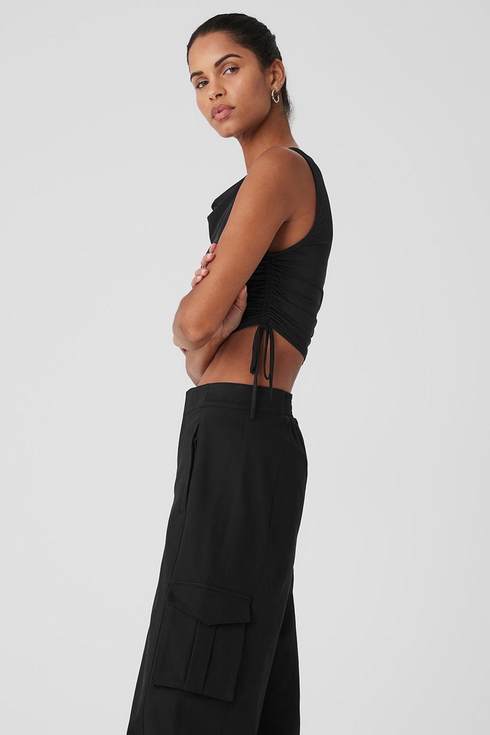 Alo Yoga Standout Cropped Donna Tank Nere | Italia  JCT-752169