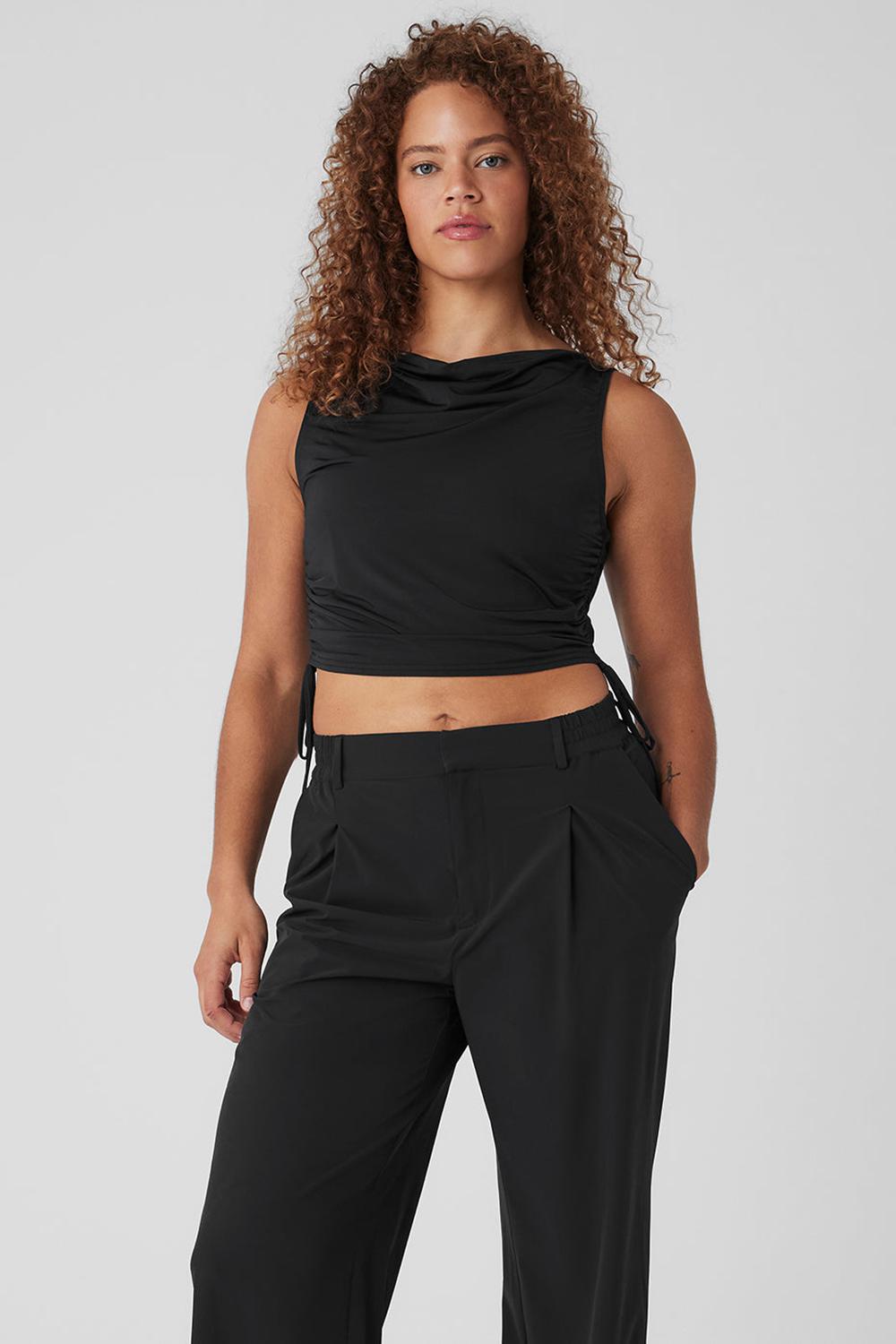 Alo Yoga Standout Cropped Donna Tank Nere | Italia  JCT-752169