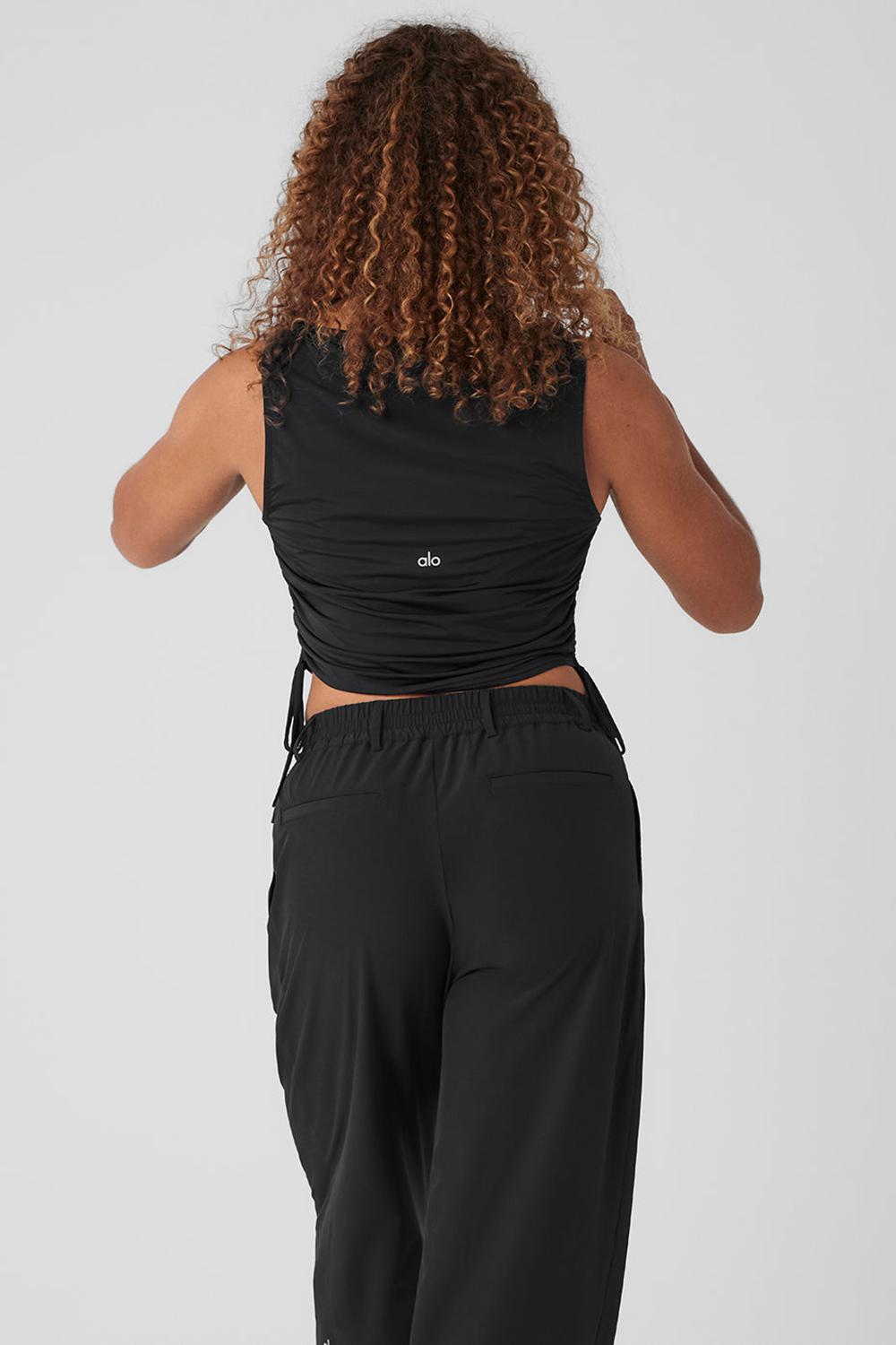 Alo Yoga Standout Cropped Donna Tank Nere | Italia  JCT-752169