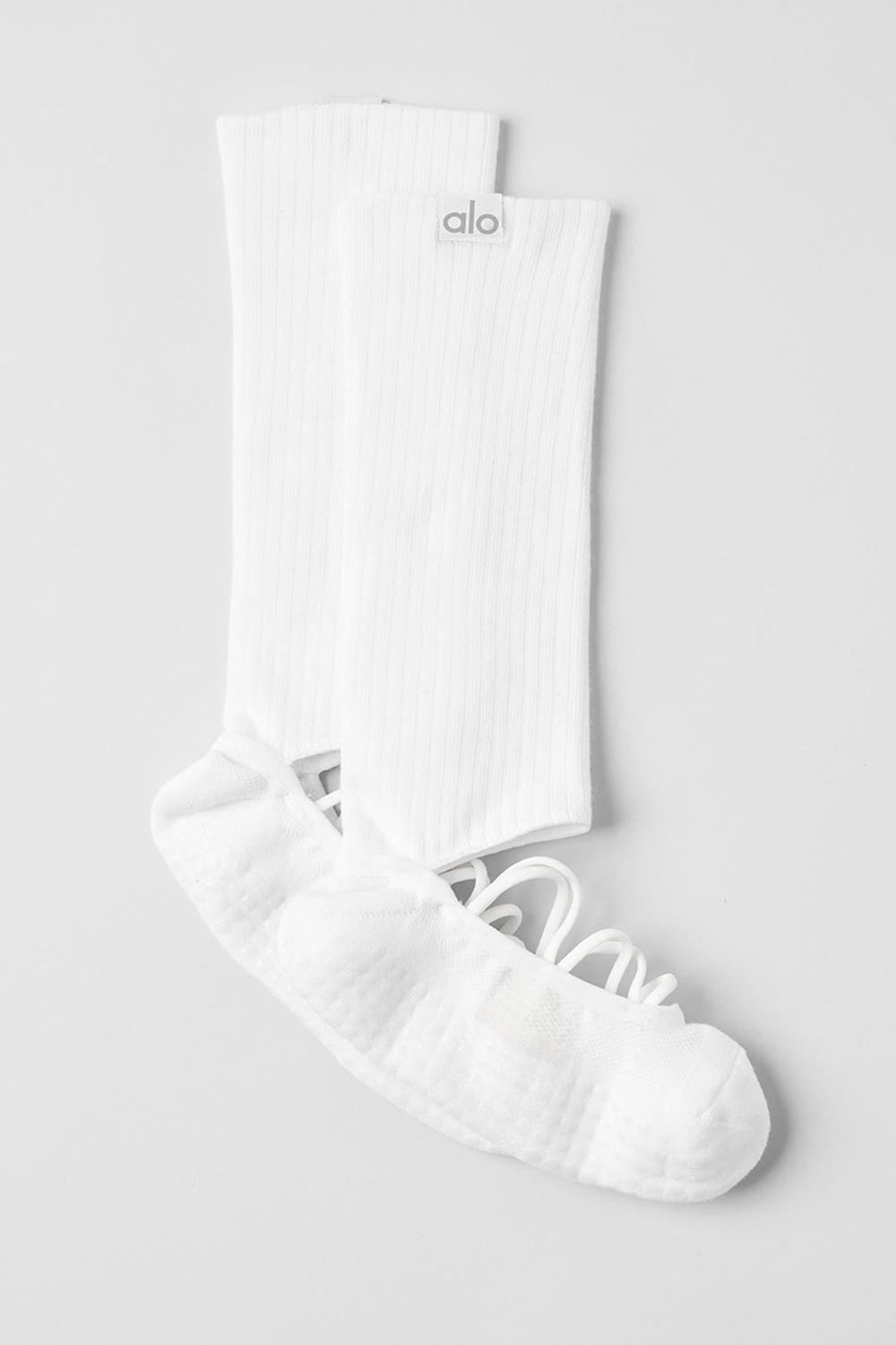 Alo Yoga Strappy Siren Grip Donna Sock Bianche | Italia  FNW-867150