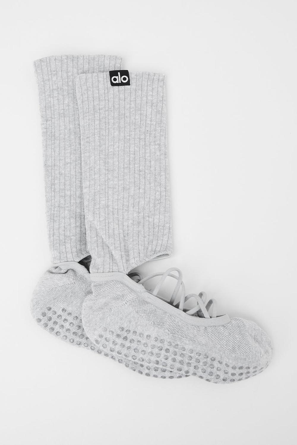 Alo Yoga Strappy Siren Grip Donna Sock Grigie | Italia  IAL-386741