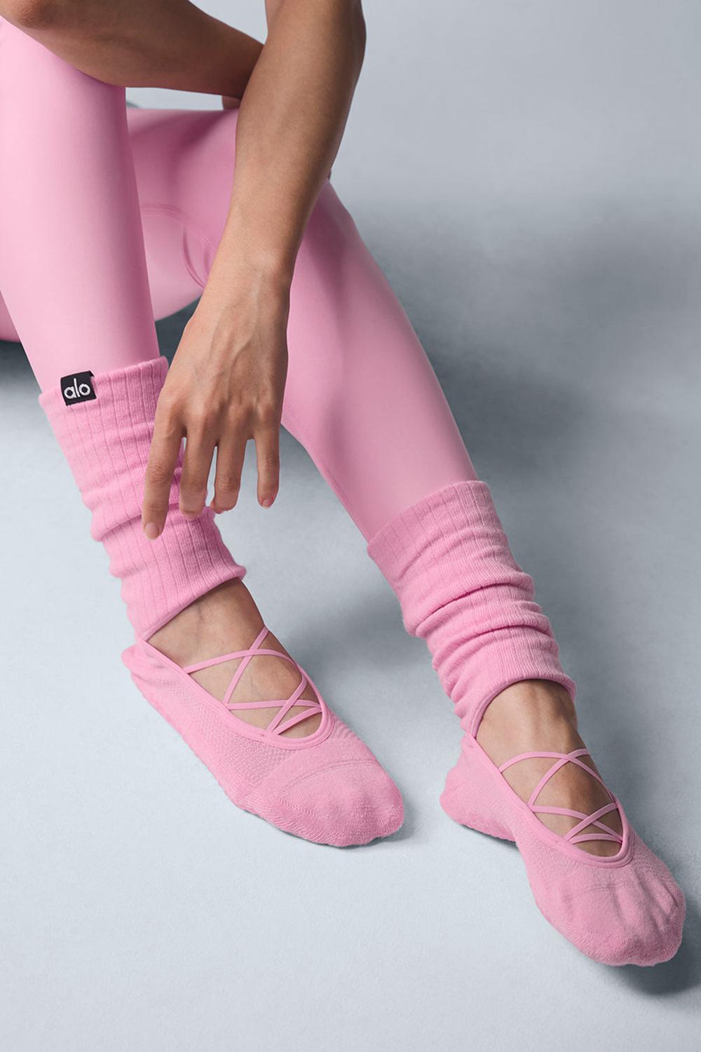 Alo Yoga Strappy Siren Grip Donna Sock Rosa | Italia  WPO-056128