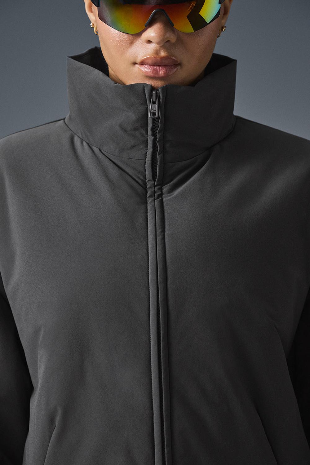 Alo Yoga Stretch Woven Notable Donna Giacca Anthracite | Italia  KTA-265380