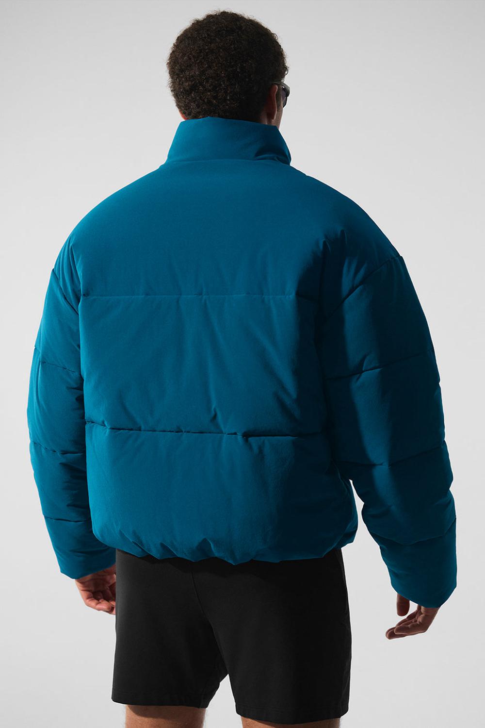 Alo Yoga Stretch Woven Street Uomo Giacca Puffer Blu | Italia  RLU-430218