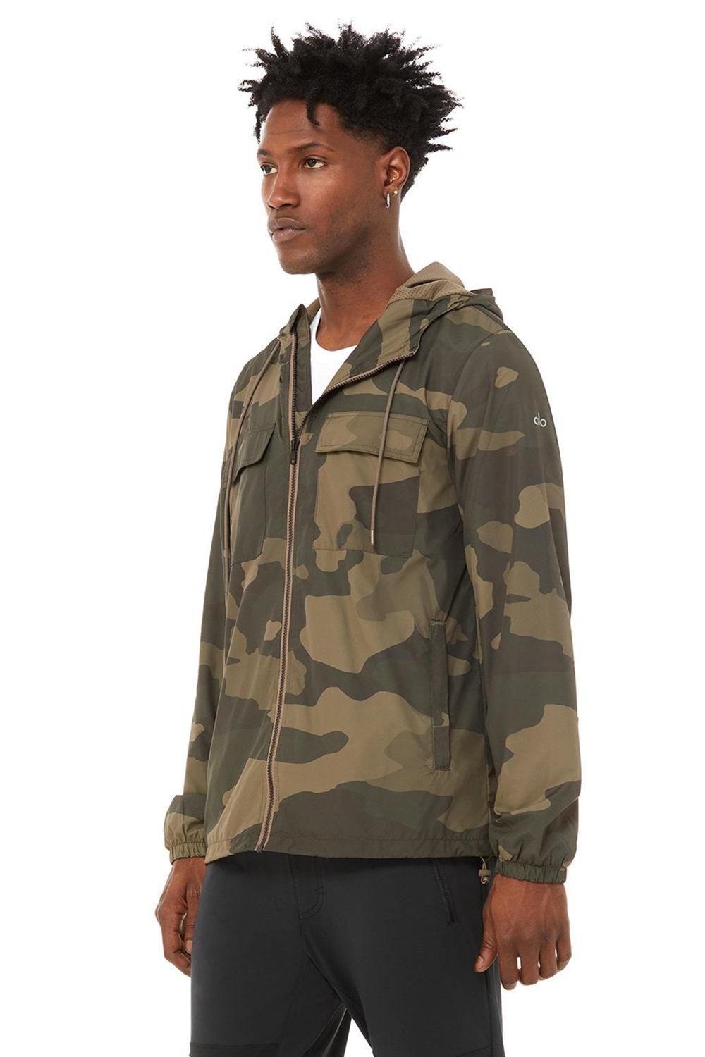 Alo Yoga Stride Uomo Giacca Verde Oliva | Italia  PAQ-058297