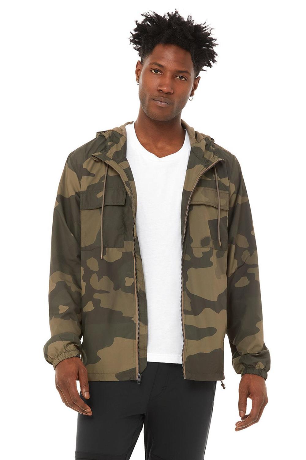 Alo Yoga Stride Uomo Giacca Verde Oliva | Italia  PAQ-058297