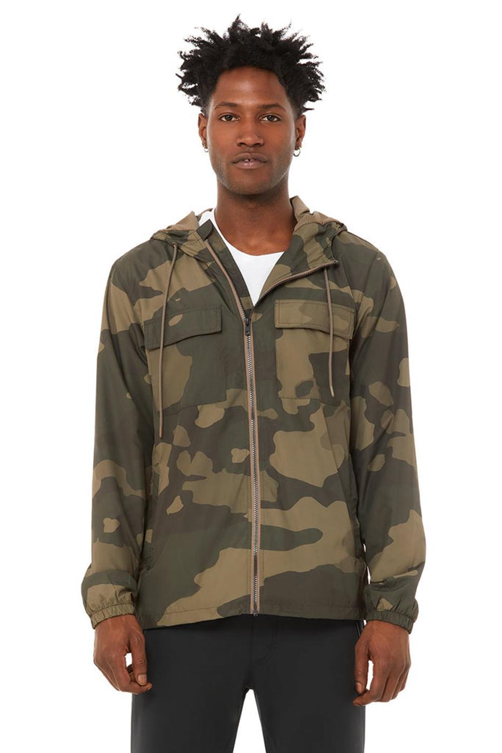 Alo Yoga Stride Uomo Giacca Verde Oliva | Italia  PAQ-058297