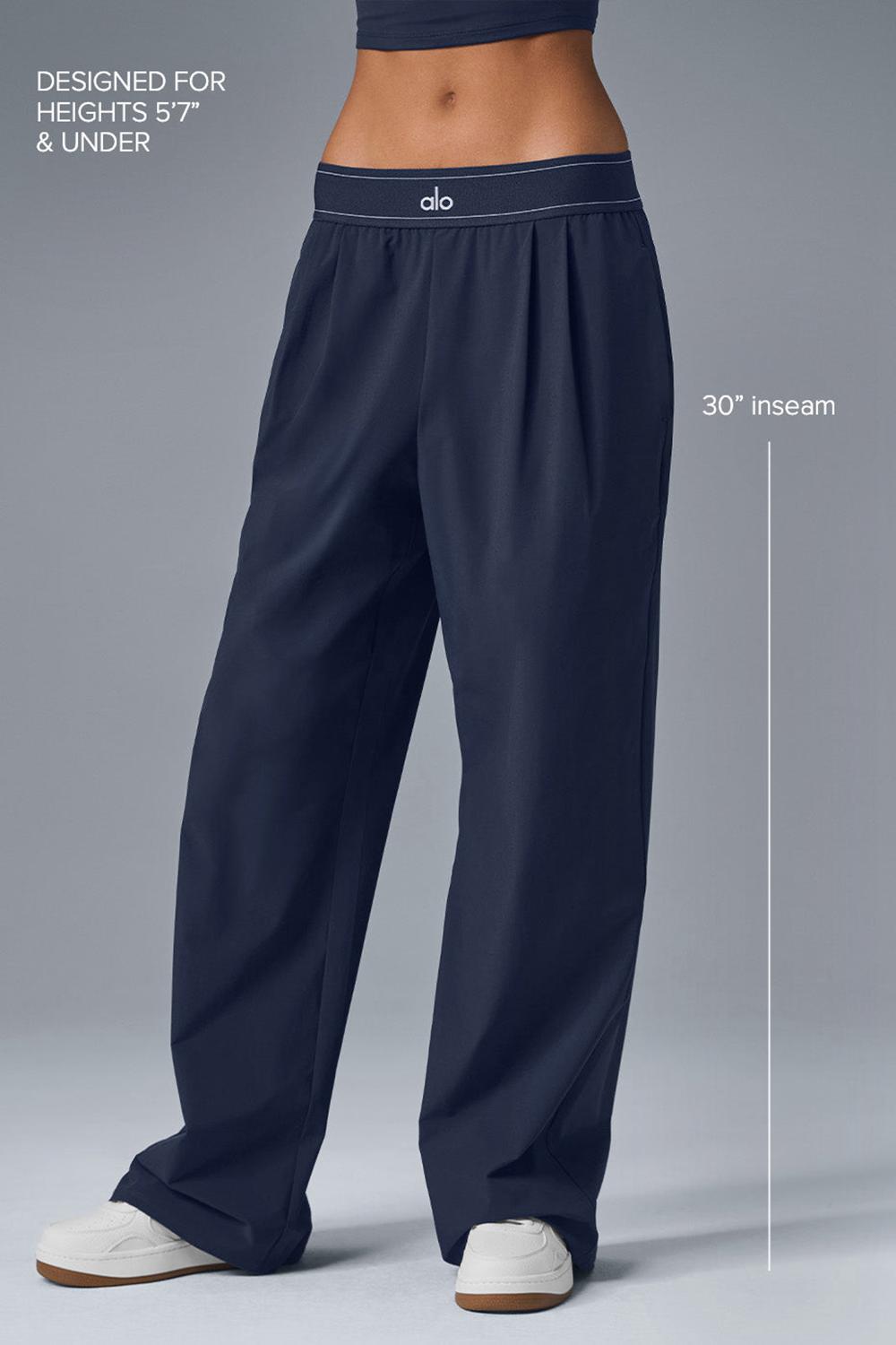 Alo Yoga Suit Up (Regular) Donna Pant Blu Marino | Italia  YRM-453182