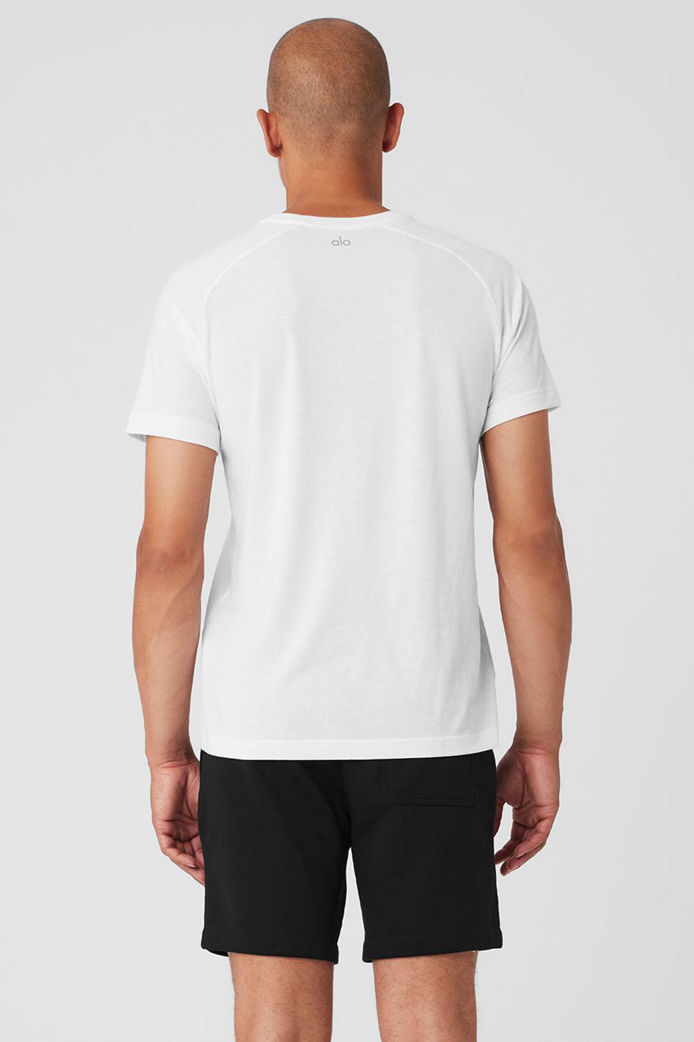 Alo Yoga The Triumph Crew Neck Uomo Tee Bianche | Italia  GSP-167985