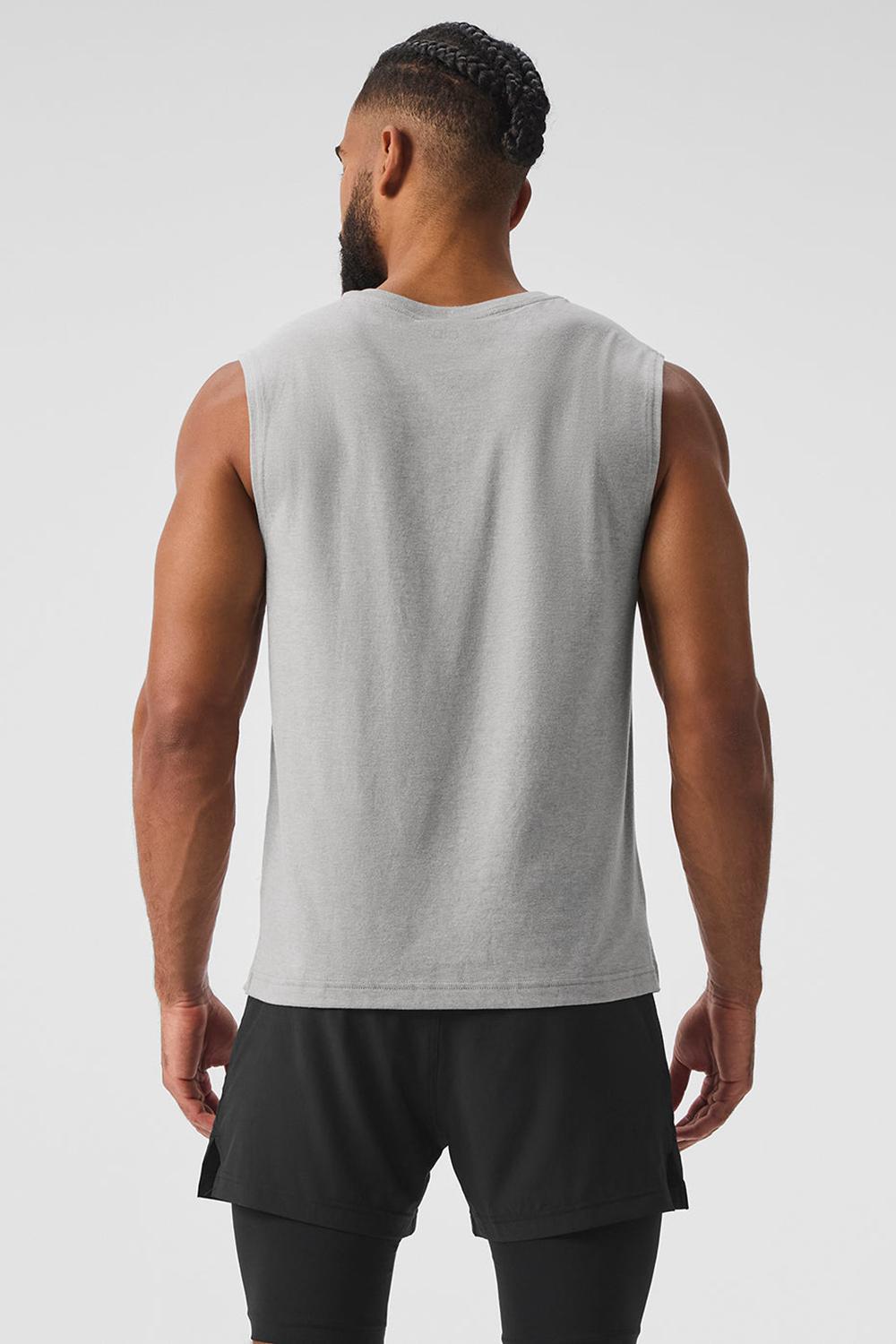 Alo Yoga The Triumph Muscle Uomo Tank Grigie | Italia  KQL-236189