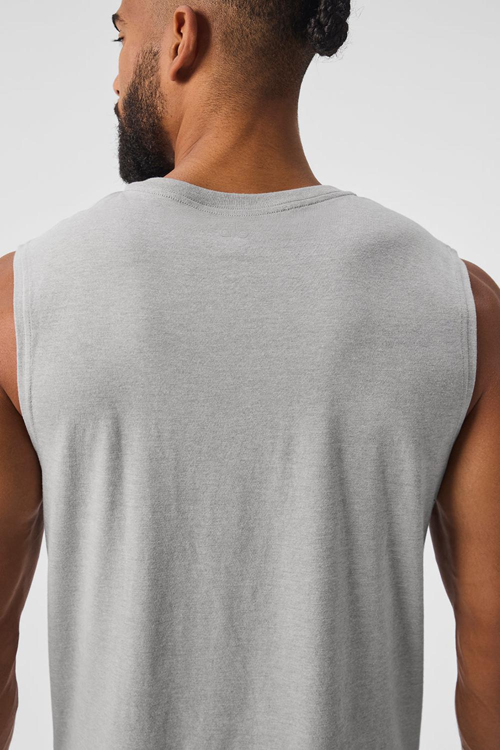 Alo Yoga The Triumph Muscle Uomo Tank Grigie | Italia  KQL-236189