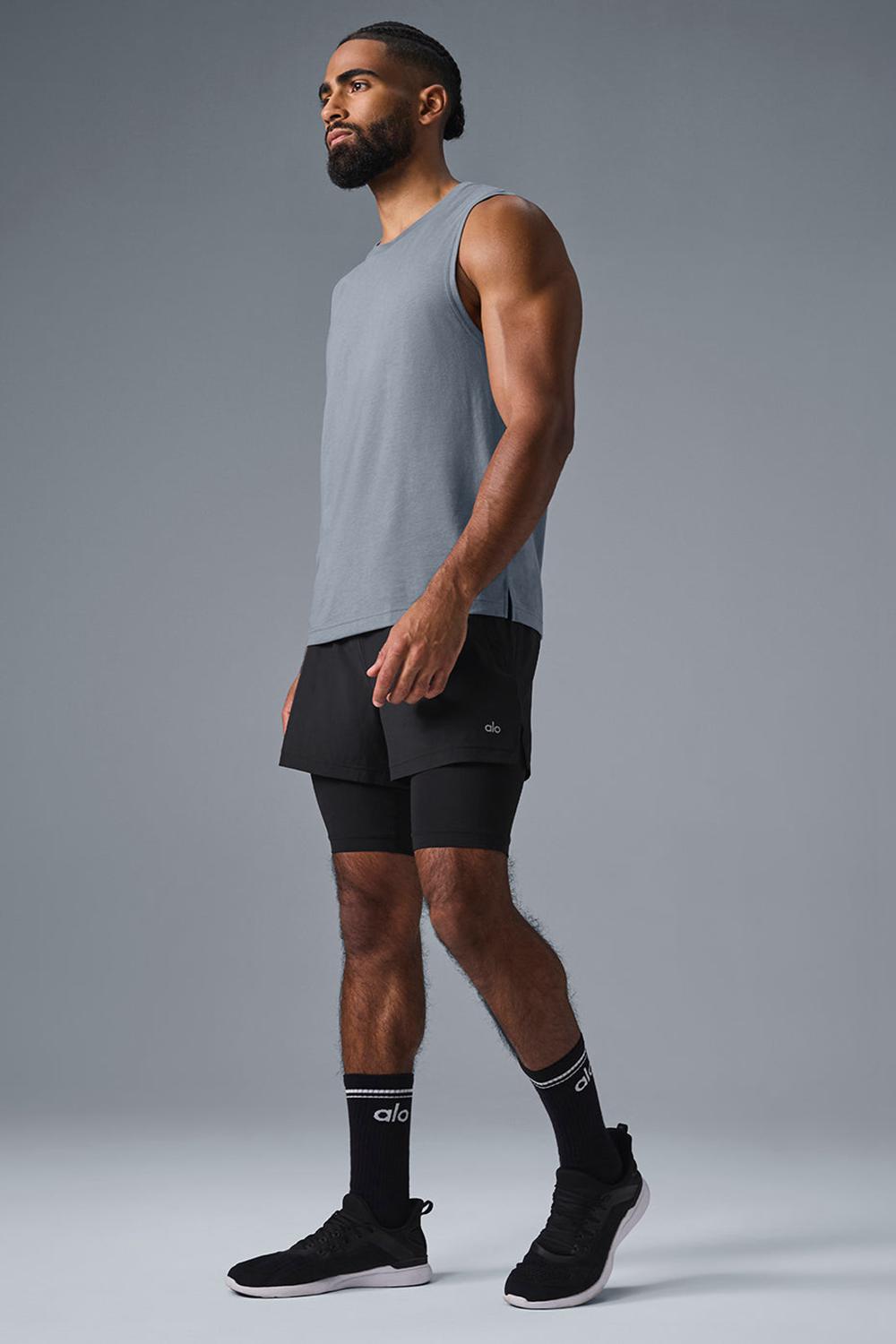 Alo Yoga The Triumph Muscle Uomo Tank Grigie | Italia  EVQ-148032