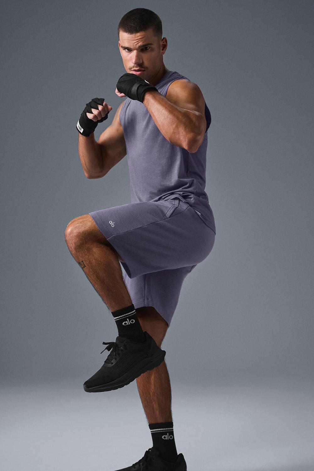 Alo Yoga The Triumph Muscle Uomo Tank Italian Plum | Italia  XMN-327691