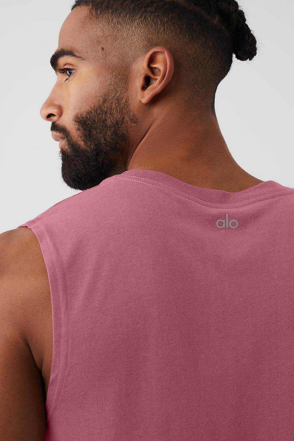 Alo Yoga The Triumph Muscle Uomo Tank Mars Clay | Italia  XOB-520631