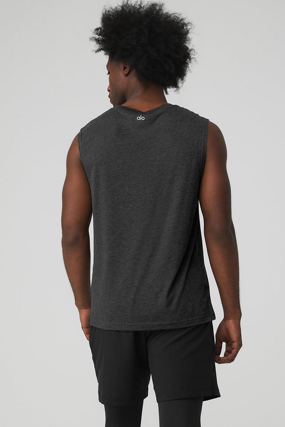 Alo Yoga The Triumph Muscle Uomo Tank Nere | Italia  EQA-021374