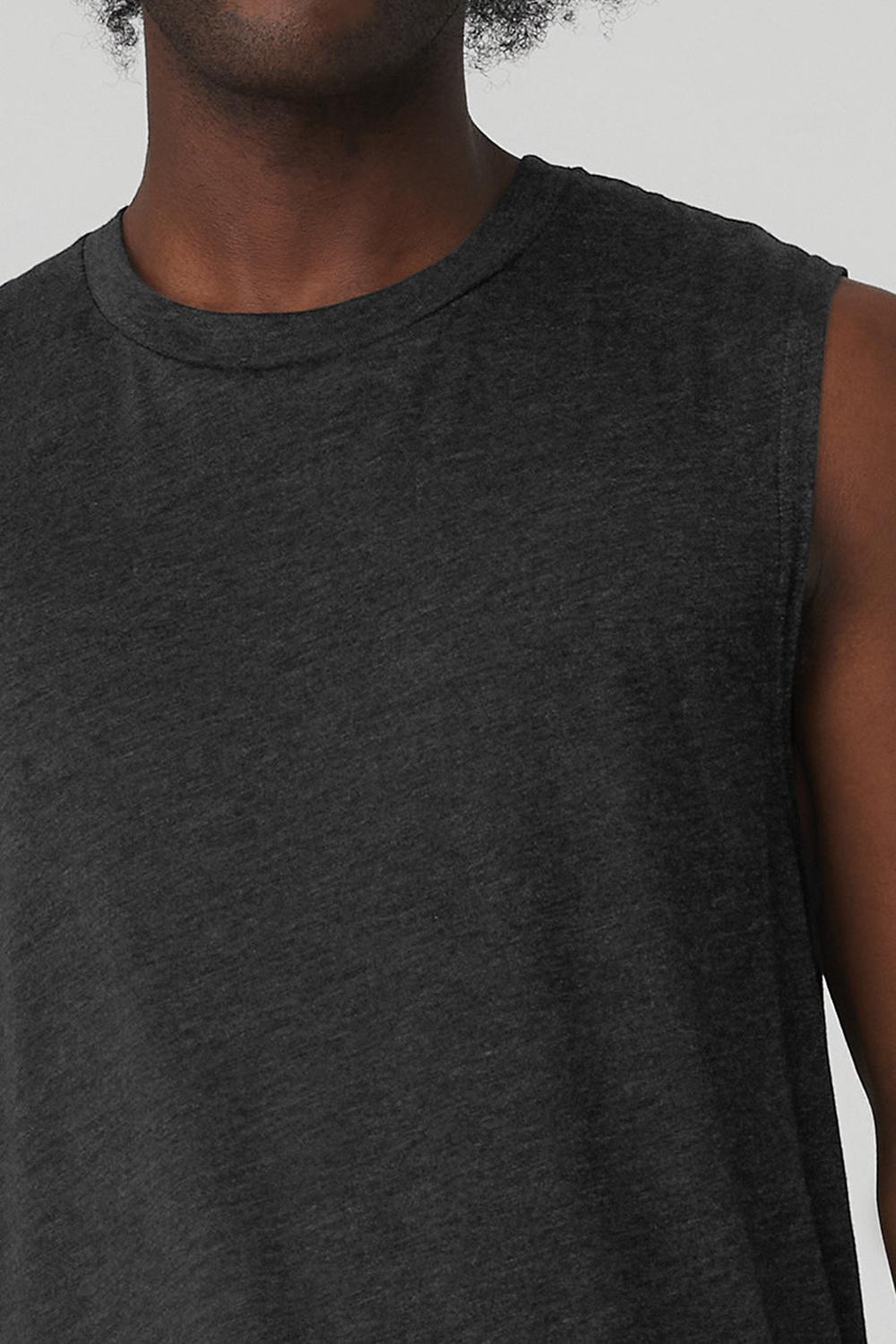Alo Yoga The Triumph Muscle Uomo Tank Nere | Italia  EQA-021374