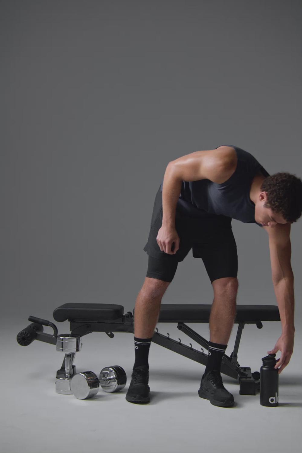 Alo Yoga The Triumph Muscle Uomo Tank Nere | Italia  EQA-021374