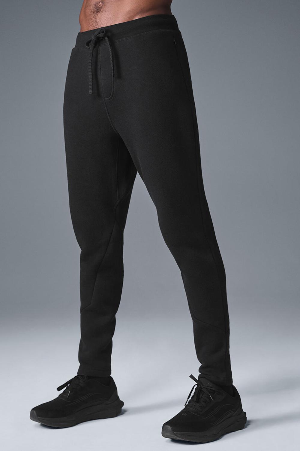 Alo Yoga The Triumph Uomo Sweatpant Nere | Italia  GNK-362418