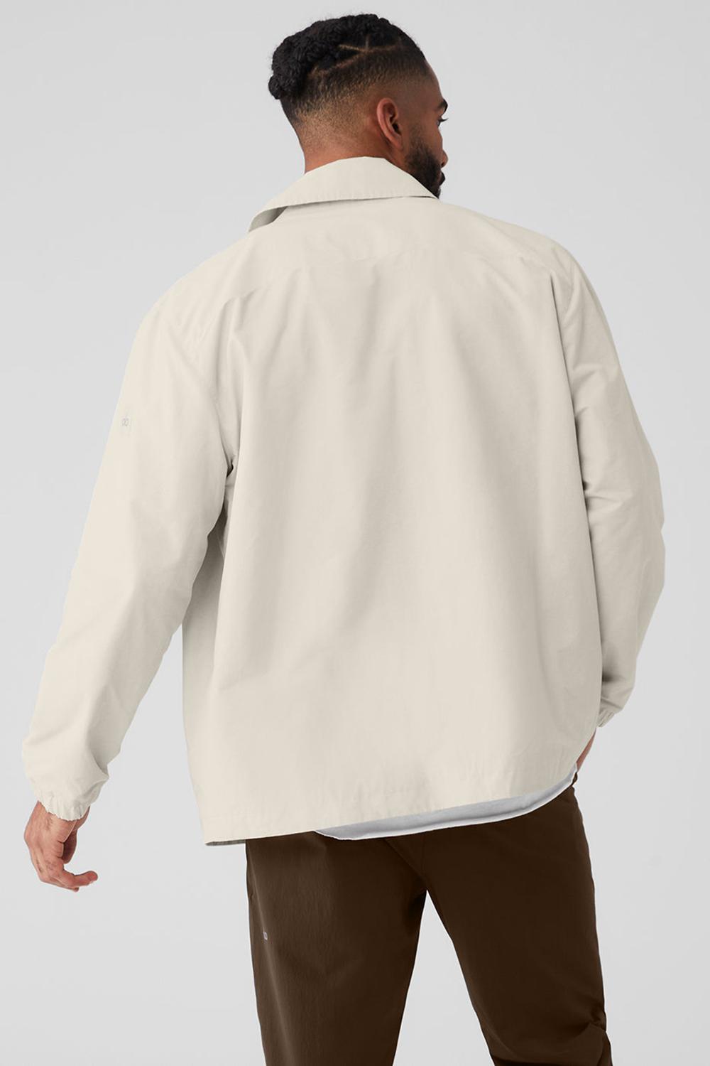 Alo Yoga Torrent Uomo Sovracamicia Bone | Italia  NVY-408291
