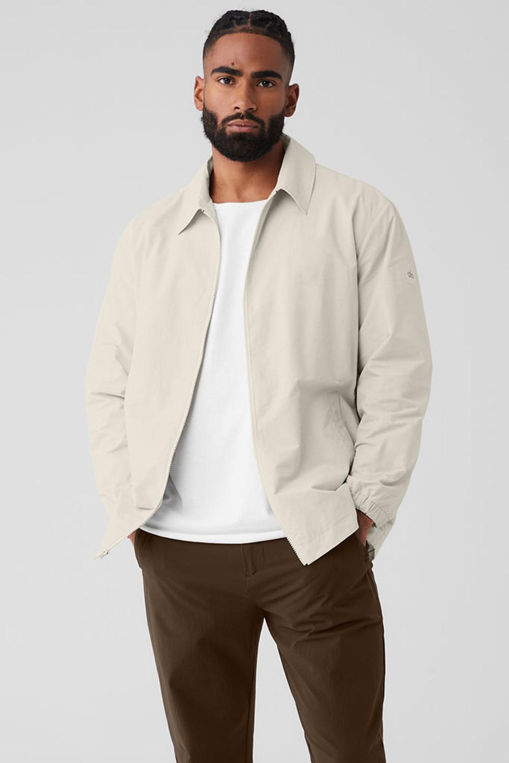Alo Yoga Torrent Uomo Sovracamicia Bone | Italia  NVY-408291