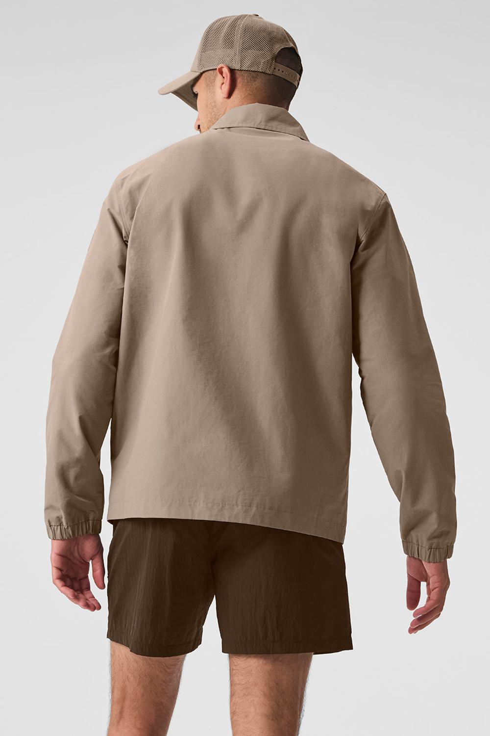 Alo Yoga Torrent Uomo Sovracamicia Gravel | Italia  WNL-302589
