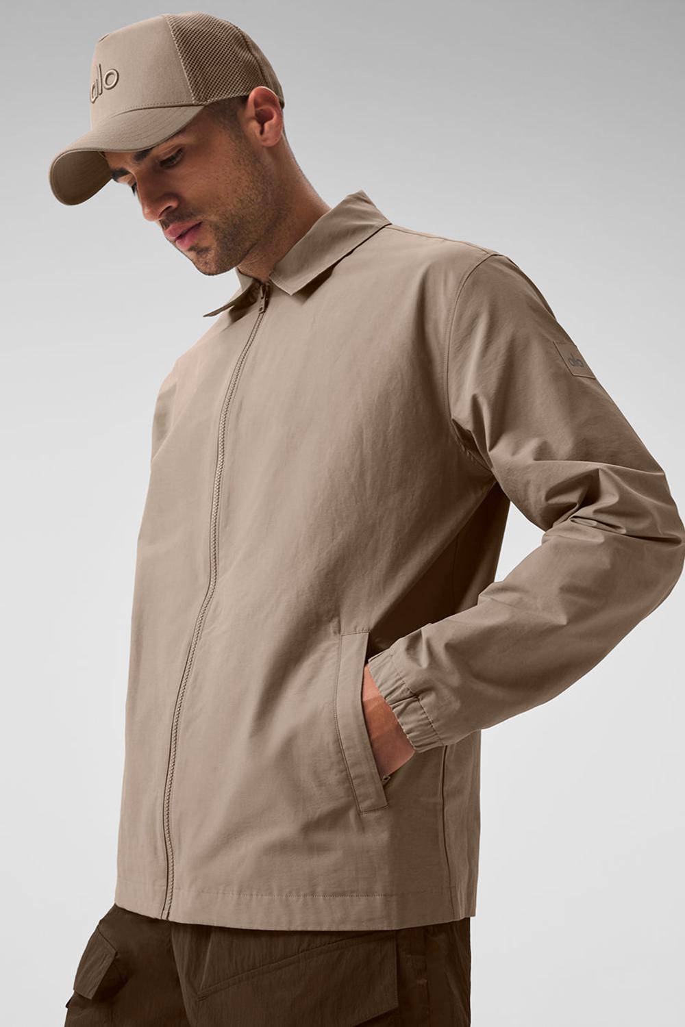 Alo Yoga Torrent Uomo Sovracamicia Gravel | Italia  WNL-302589