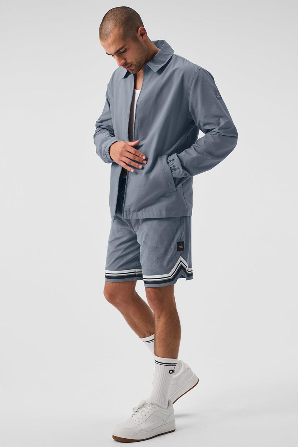 Alo Yoga Torrent Uomo Sovracamicia Grigie | Italia  KWM-650179
