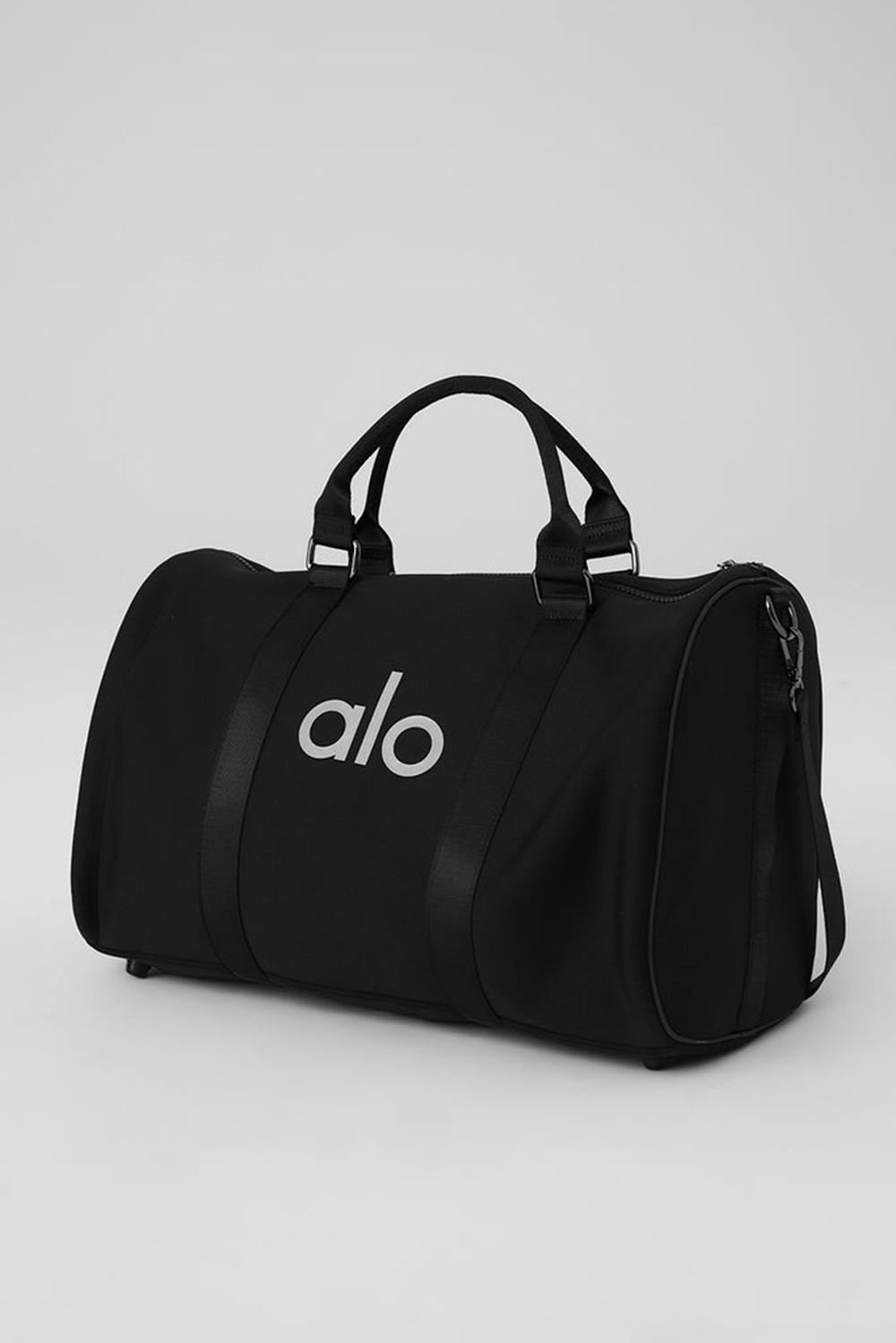 Alo Yoga Traverse Donna Duffle Bag Nere Argento | Italia  LHR-386502