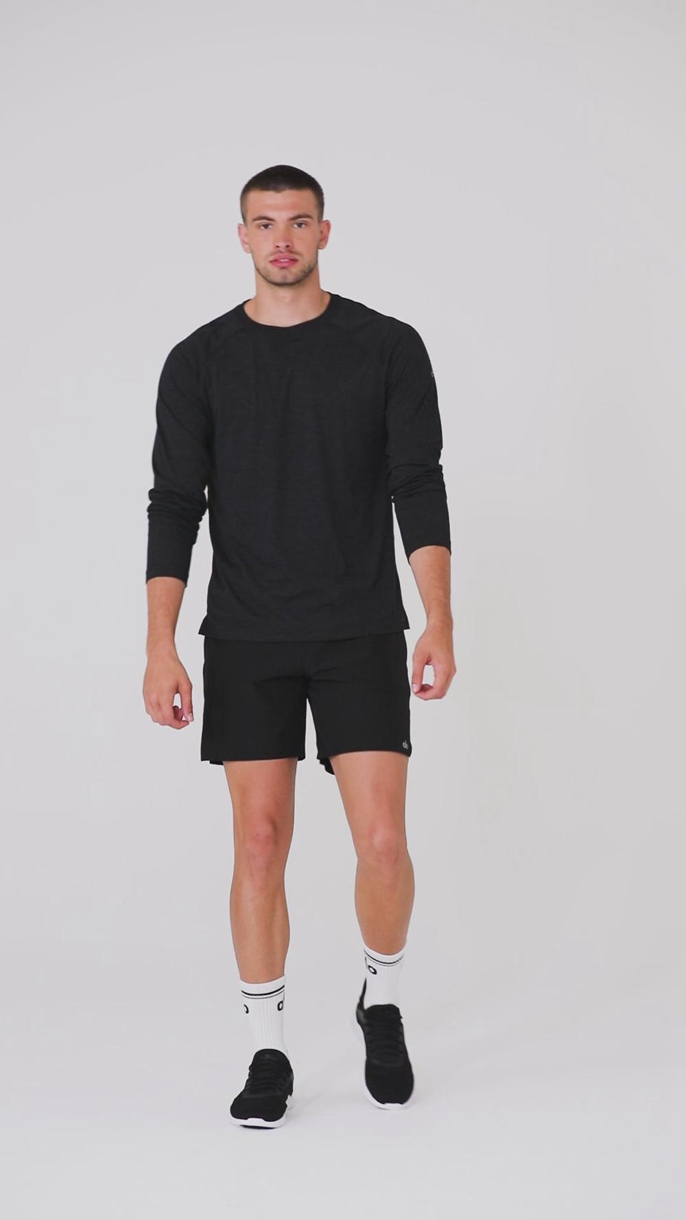 Alo Yoga Triumph Long Sleeve Uomo Tee Verdi | Italia  NUX-170496