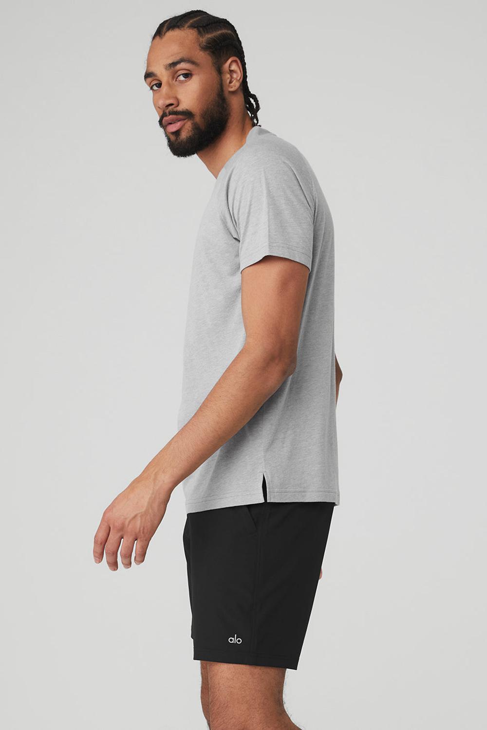Alo Yoga Triumph Raglan Uomo Tee Grigie | Italia  HVQ-213047
