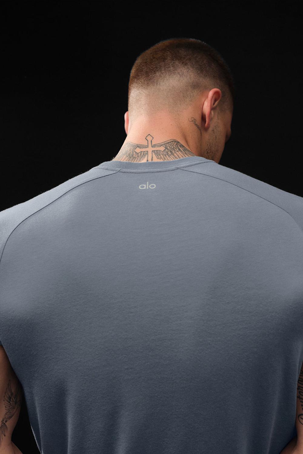 Alo Yoga Triumph Raglan Uomo Tee Grigie | Italia  ONB-743259