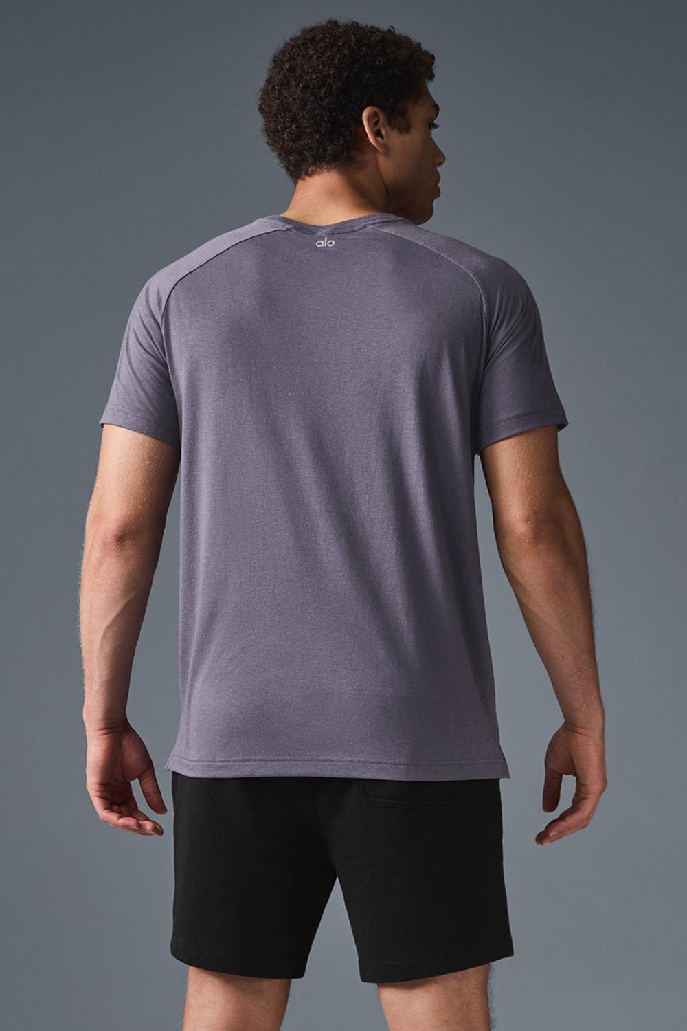 Alo Yoga Triumph Raglan Uomo Tee Italian Plum | Italia  DBC-150327
