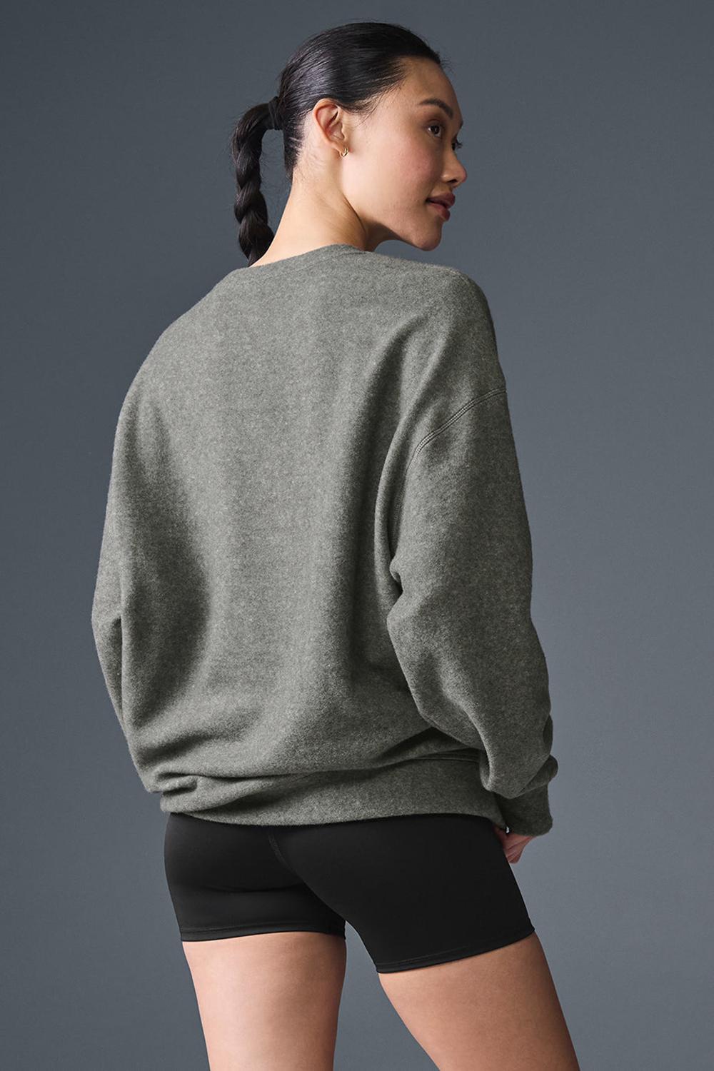 Alo Yoga Triumph Restore Crew Neck Donna Felpa Grigie | Italia  GTK-081749