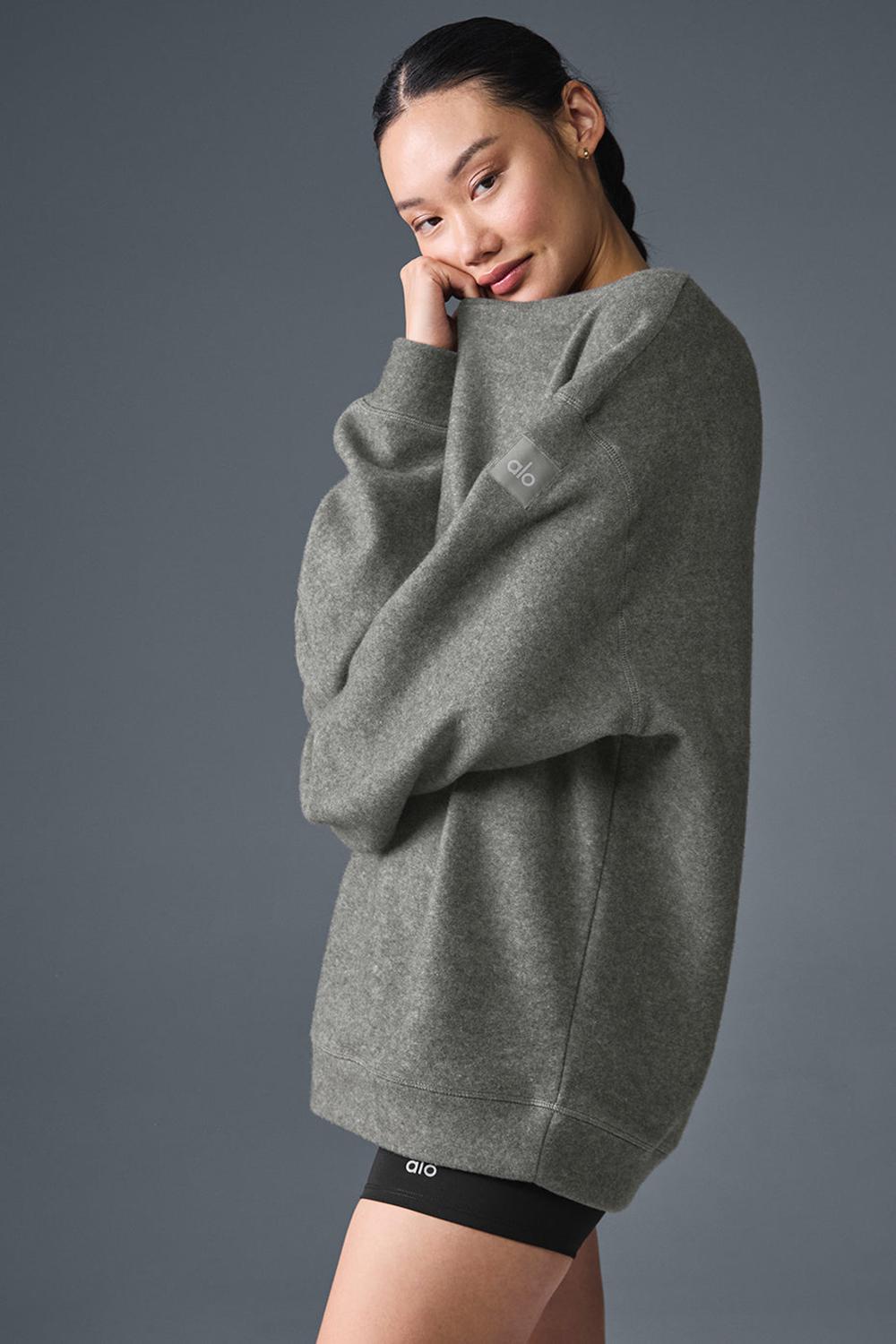 Alo Yoga Triumph Restore Crew Neck Donna Felpa Grigie | Italia  GTK-081749