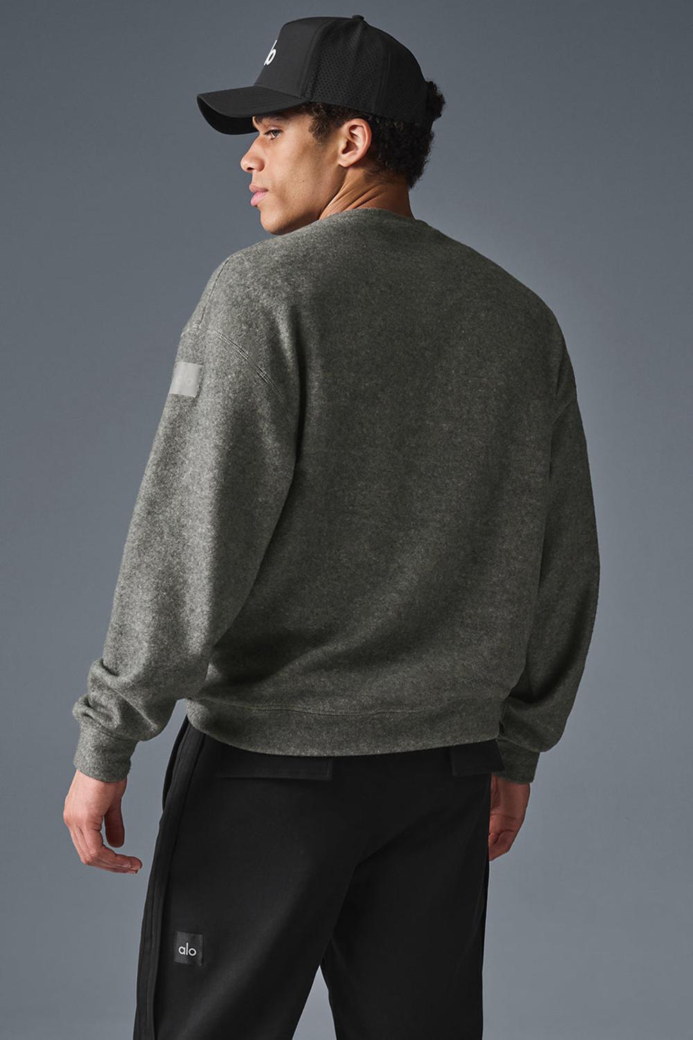Alo Yoga Triumph Restore Crew Neck Uomo Felpa Grigie | Italia  ATJ-697138