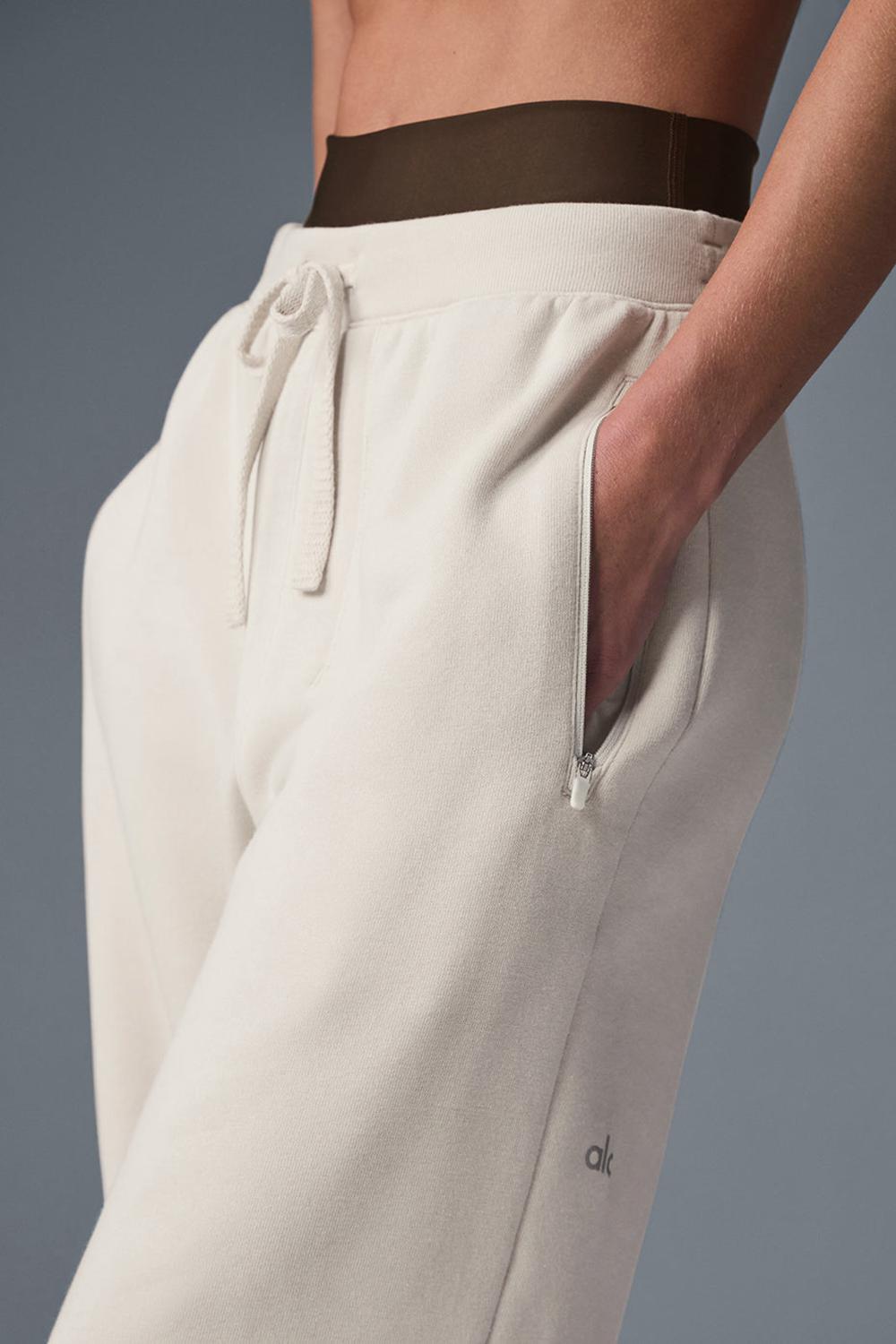 Alo Yoga Triumph Restore Donna Sweatpant Bone | Italia  PJA-275034