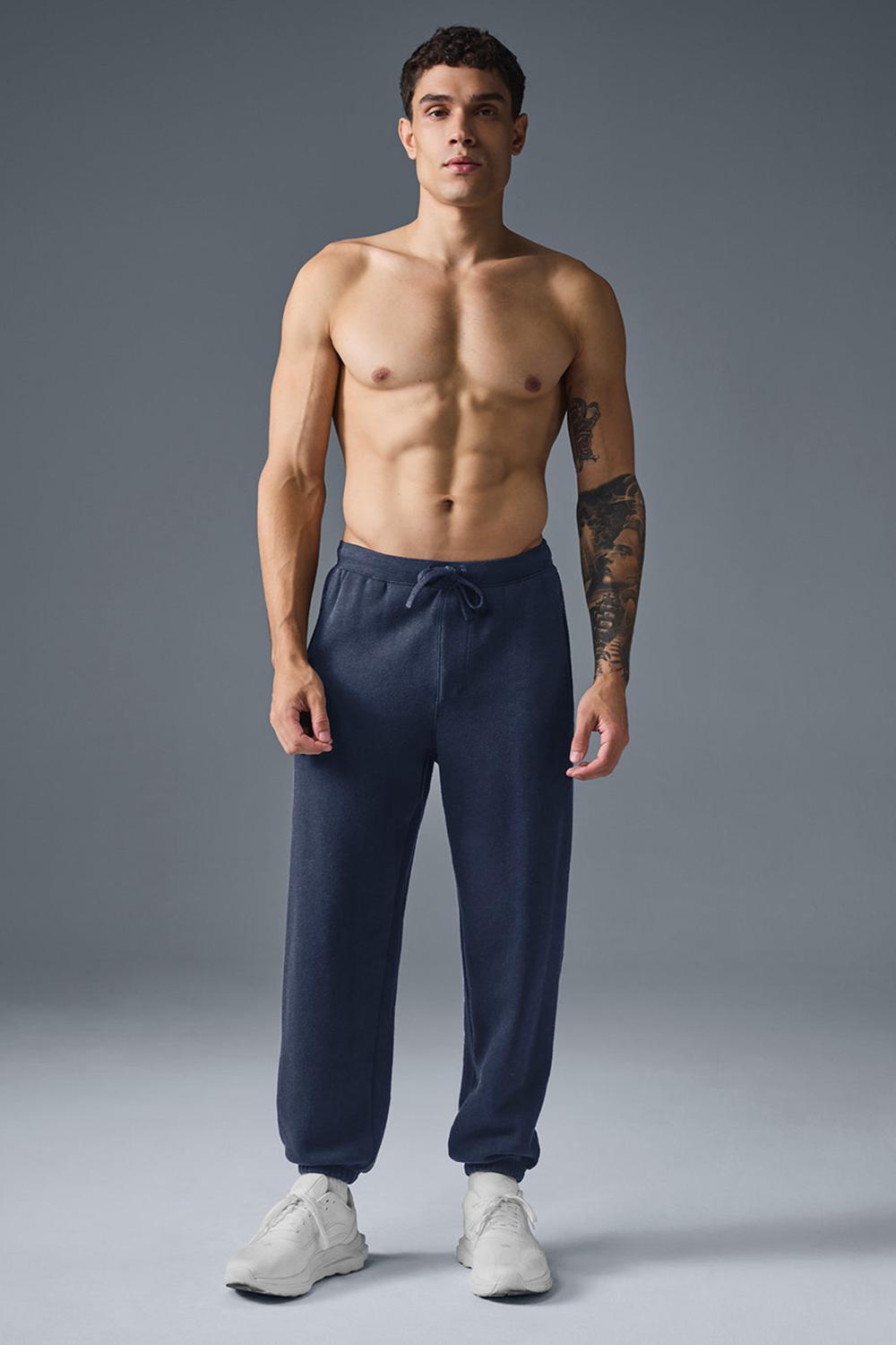 Alo Yoga Triumph Restore Uomo Sweatpant Blu Marino | Italia  PRX-078614