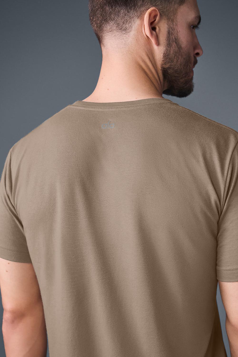 Alo Yoga Triumph Uomo Tee Gravel | Italia  PEJ-759648