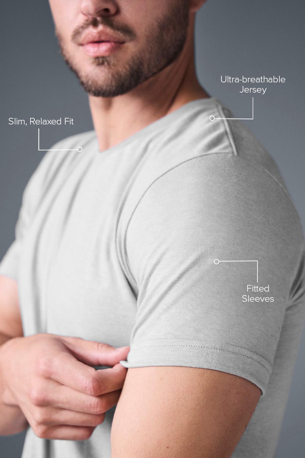 Alo Yoga Triumph Uomo Tee Grigie | Italia  ONG-419328