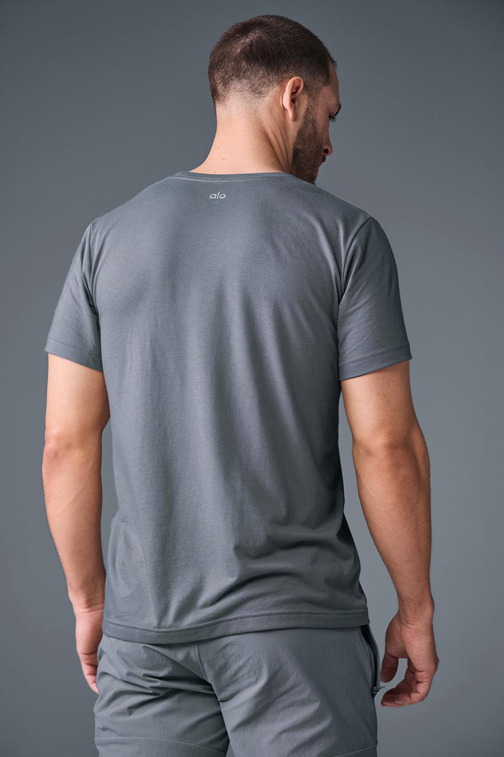 Alo Yoga Triumph Uomo Tee Grigie | Italia  PFC-340615